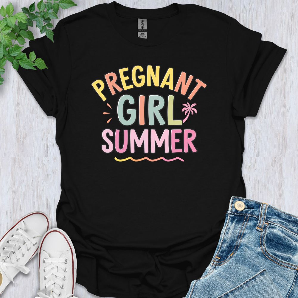Pregnant Girl Summer T-Shirt