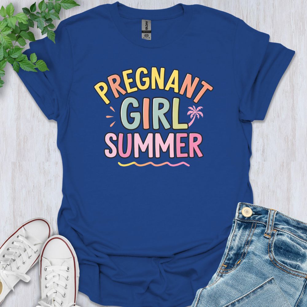 Pregnant Girl Summer T-Shirt